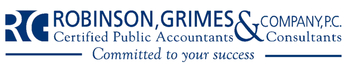 Logo of Robinson Grimes and Company